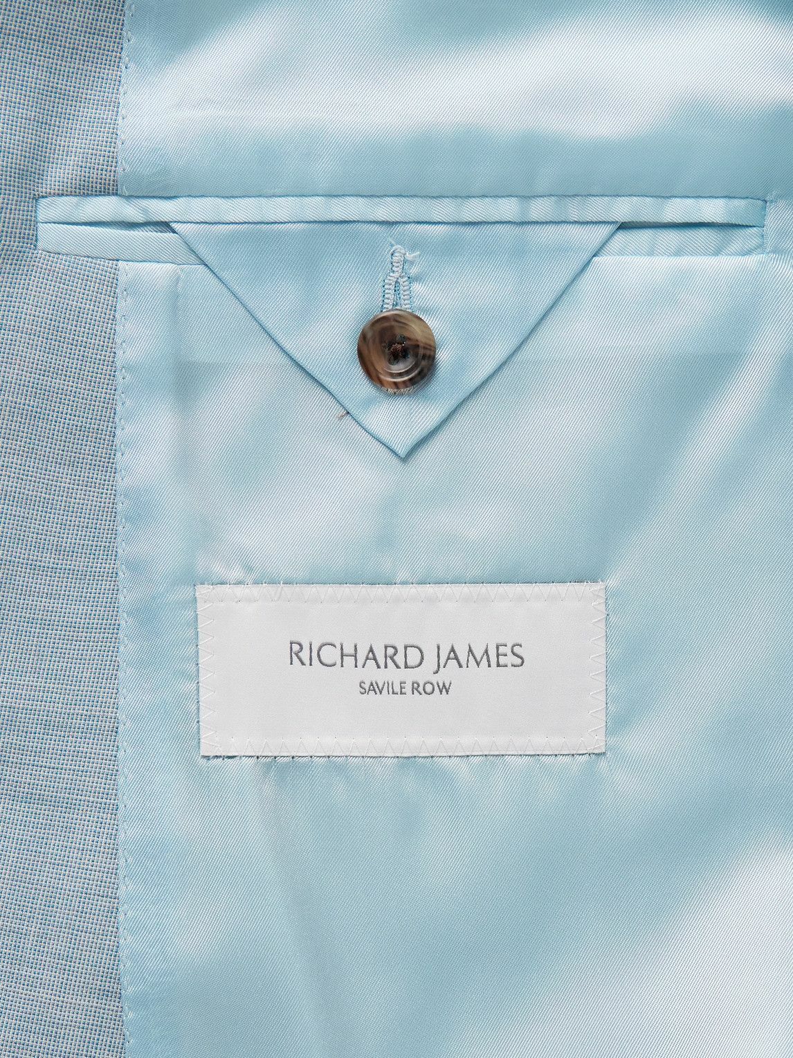 Richard James - Hepworth Double-Breasted Wool Suit Jacket - Blue