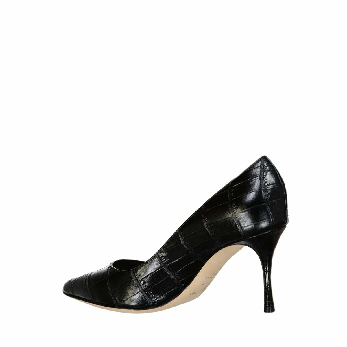 Sergio Rossi Godiva 075 Croc-effect Leather Pumps