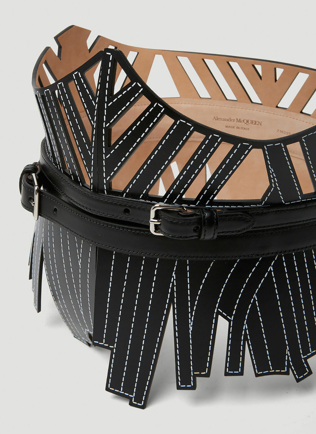 ベルト MCQUEEN Corset belt Alexander McQueen - Leather corset belt Alexander McQueen