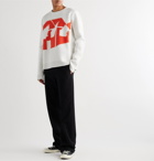 JW Anderson - David Wojnarowicz Intarsia Wool-Blend Sweater - White