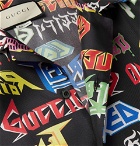 Gucci - Camp-Collar Printed Silk Shirt - Black