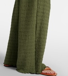 Jade Swim Amaya sheer wide-leg pants