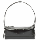 Maison Margiela Women's Small Baguette Bag in Black/Black 