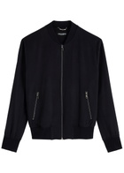 Dolce & Gabbana Cashmere Bomber Jacket Navy