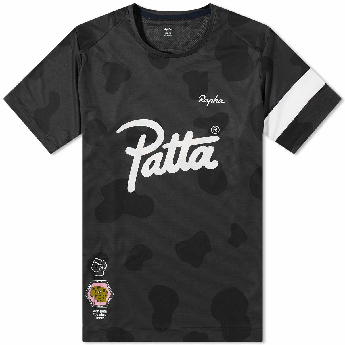 Rapha x Patta Trail Technical T-Shirt in Black