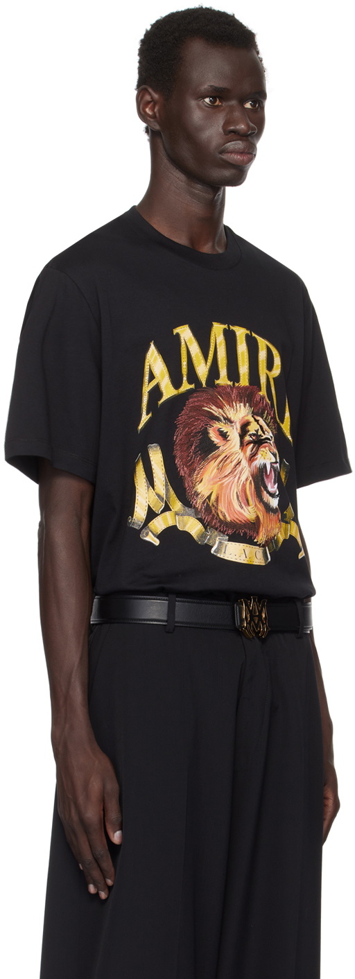 関税込★VIP価格【AMIRI】ライオンTシャツ AMIRI Lion T-shirt | Black | FARFETCH