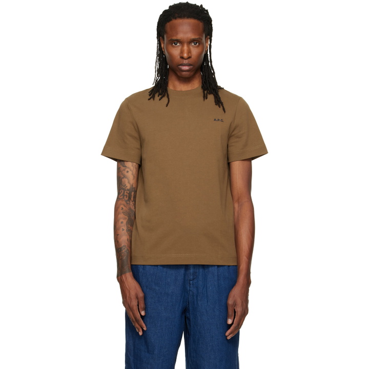 Photo: A.P.C. Khaki Oliver T-shirt