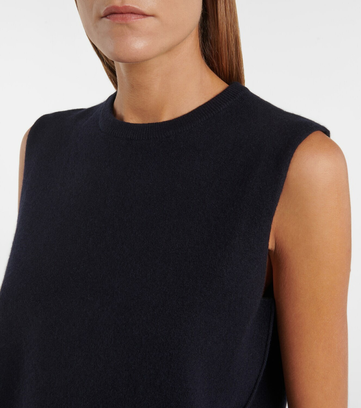 Extreme Cashmere N°156 Be Now cashmere-blend sweater vest