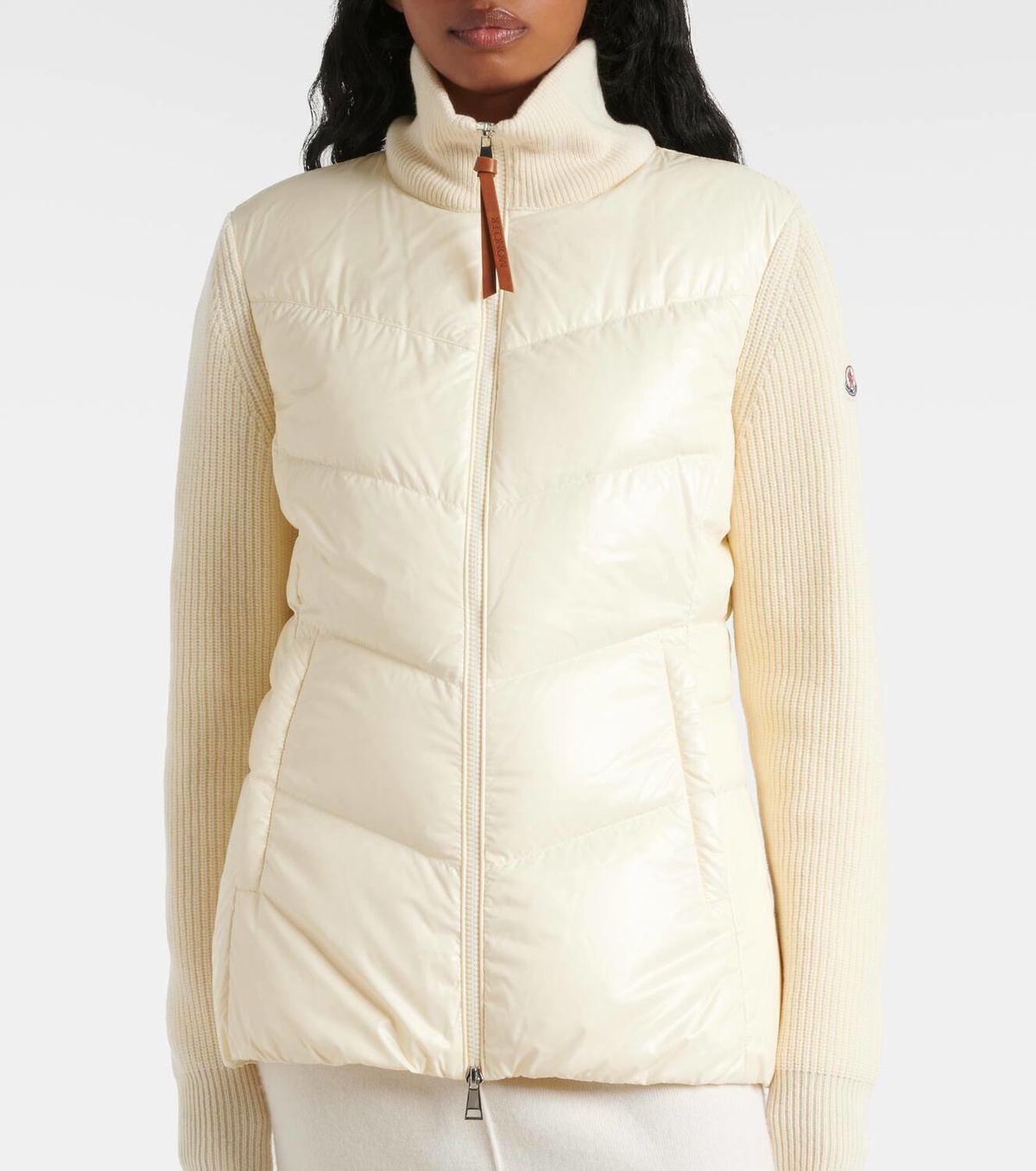 Moncler Down-paneled wool cardigan Moncler