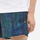 Acne Studios Men's Wigel Cloud Face Swim Short in Emerald Green