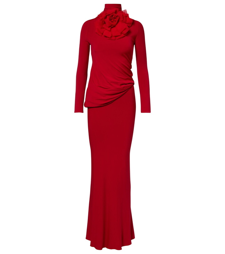 Photo: Magda Butrym Draped jersey gown