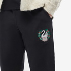 Casablanca Men's Swan Logo Sweat Pant in Black