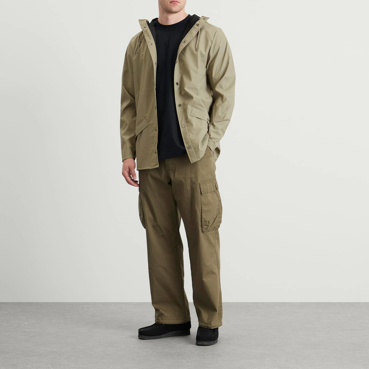 RAINS Men's Classic Jacket in Drift
