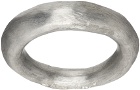 Parts of Four Silver Spacer Ring