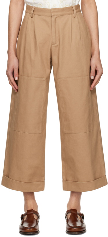 Photo: COMMAS Taupe Patch Trousers