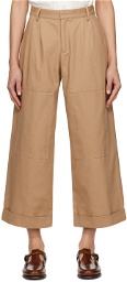 COMMAS Taupe Patch Trousers