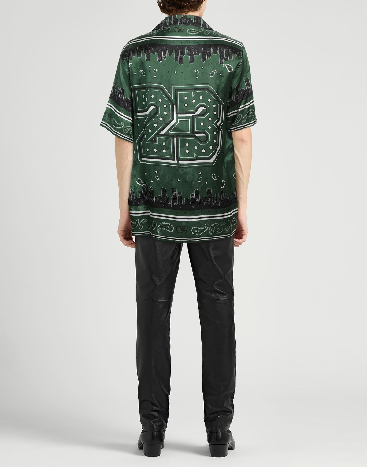 Off-white Mens Shirt in Green