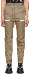 TAKAHIROMIYASHITA TheSoloist. Beige Three-Way Trousers