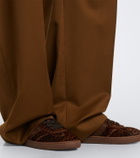 Hogan H647 leopard-print calf hair sneakers
