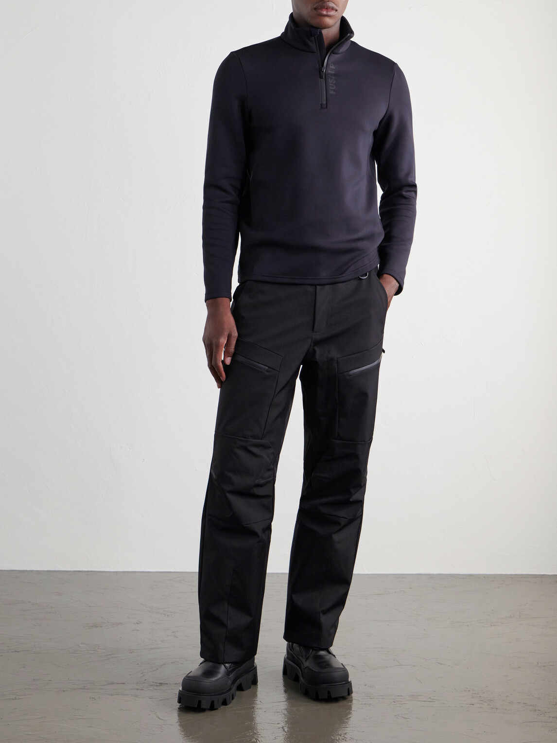 Fusalp - Timothy II Tech Stretch-Jersey Half-Zip Ski Base Layer - Black