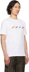 PS by Paul Smith White 'PS' Row Multi T-shirt