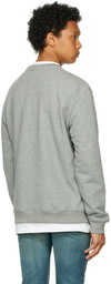 John Elliott Grey Oversized Pullover Sweatshirt