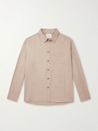 The Elder Statesman - Wool and Cashmere-Blend Shirt - Neutrals