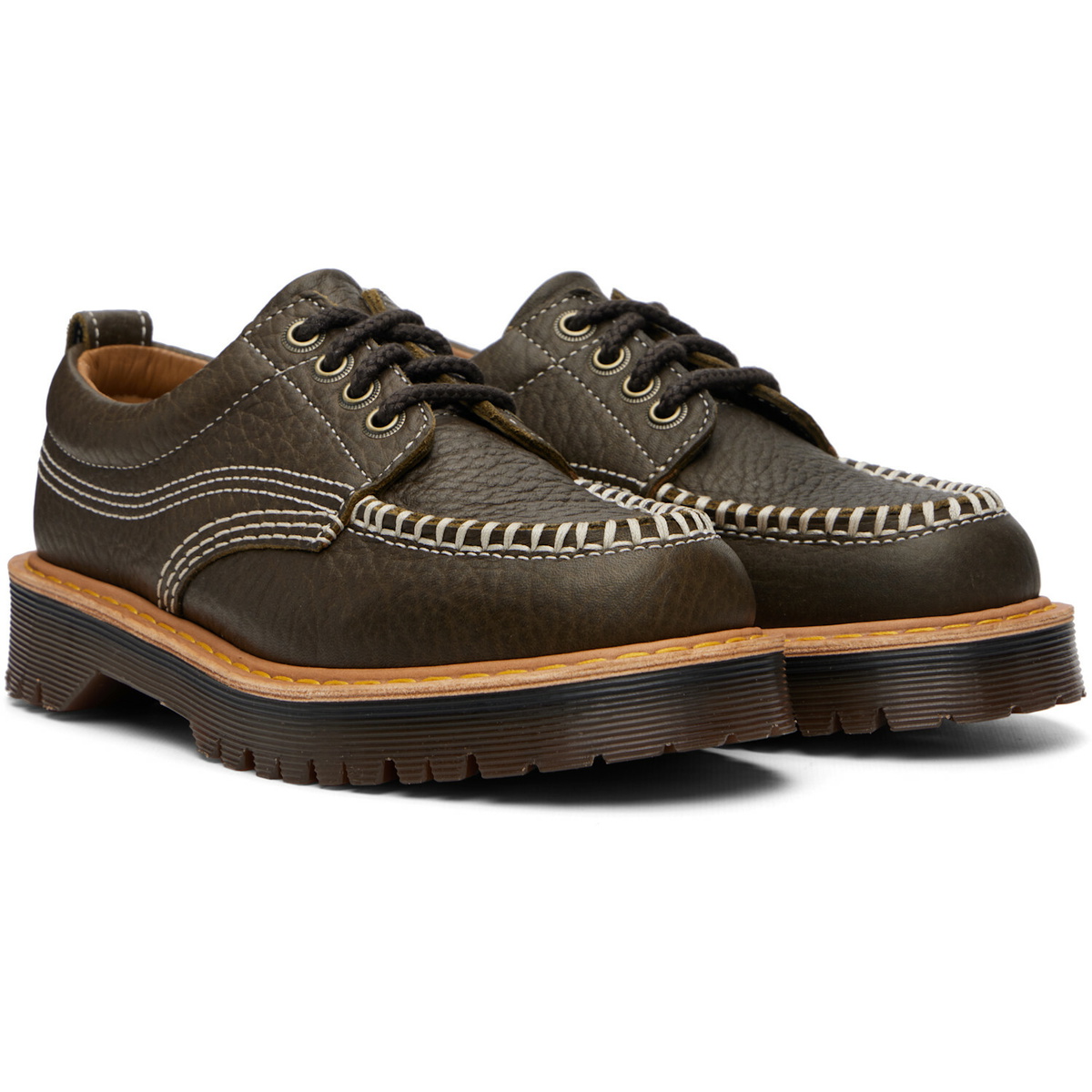 Dr. Martens Khaki Lowell Derbys