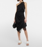 JW Anderson - Lace-trimmed satin slip skirt