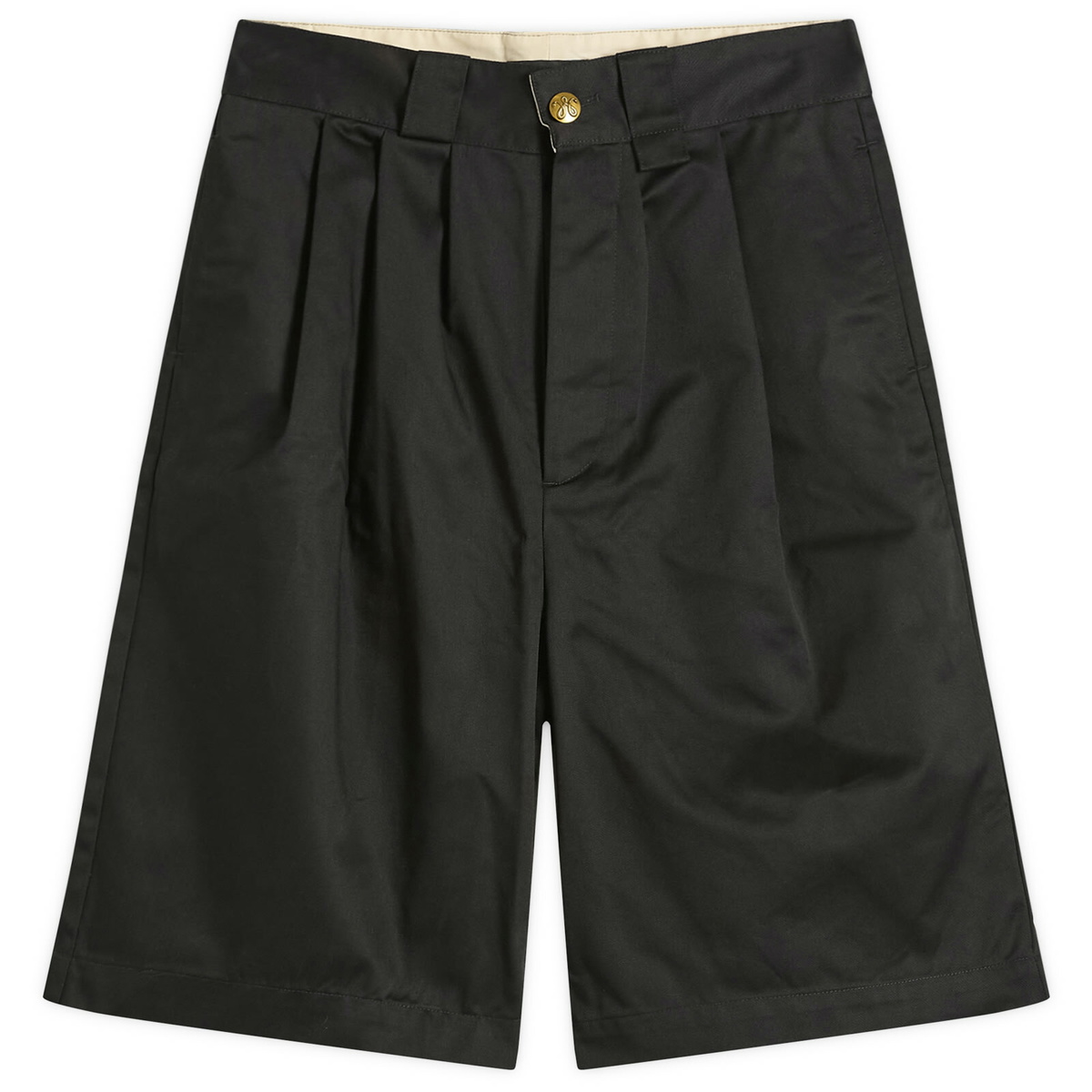 Willy Chavarria Men's Borracho Chino Short in Black