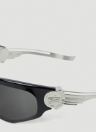 Swipe 1 Oval Sunglasses in Black