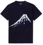 Blue Blue Japan - Bassen Indigo-Dyed Cotton-Jersey T-Shirt - Blue