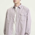 FrizmWORKS Men's 1920s Oxford Work Shirt in Brown
