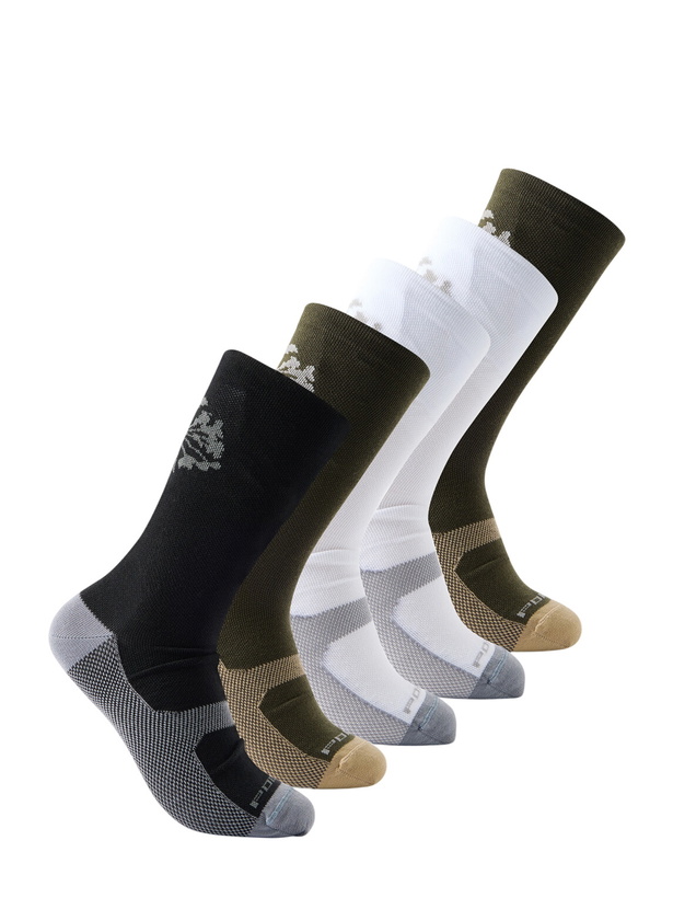 Photo: Portal - Pattern Active Three-Pack Jacquard-Knit Socks - Multi