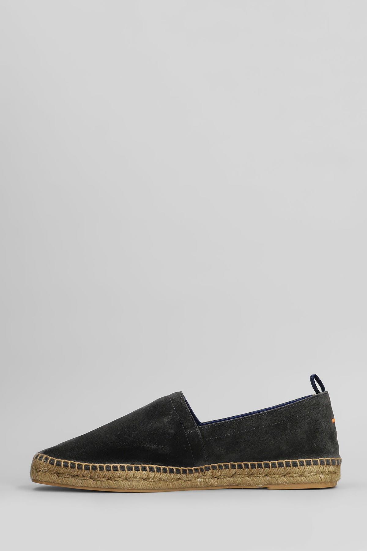 Castañer Pablo T-186 Espadrilles In Grey Suede