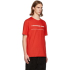 Undercover Red A Clockwork Orange Print T-Shirt