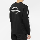 Neighborhood Men's Long Sleeve NH-7 T-Shirt in Black