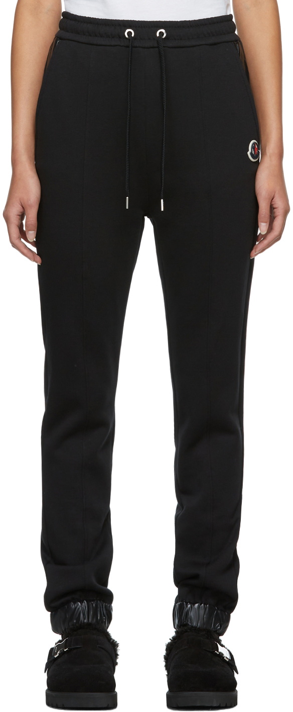 Moncler Black Drawcord Lounge Pants Moncler