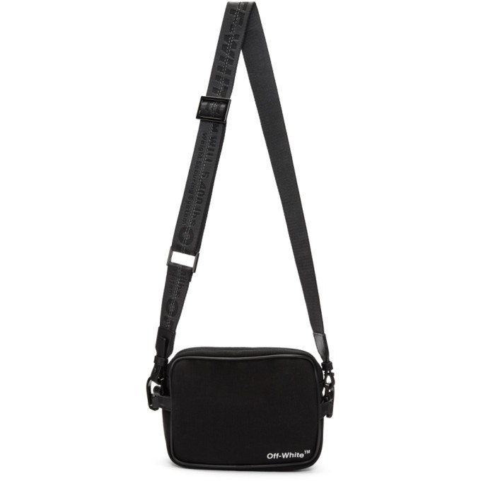 Photo: Off-White Black Logo Camera Bag