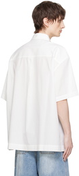 Feng Chen Wang White Striped Shirt