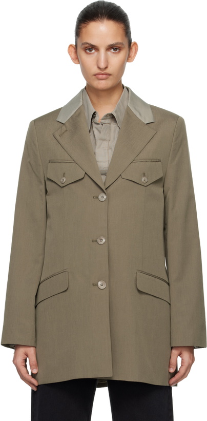 Photo: OUR LEGACY Khaki Cruise Blazer