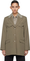 OUR LEGACY Khaki Cruise Blazer
