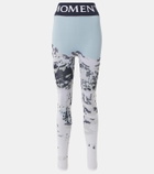 Perfect Moment High-rise jacquard leggings