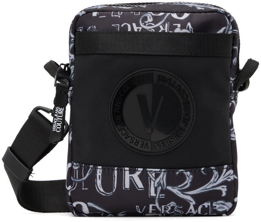 Versace Jeans Couture Black Couture V-Emblem Bag Versace