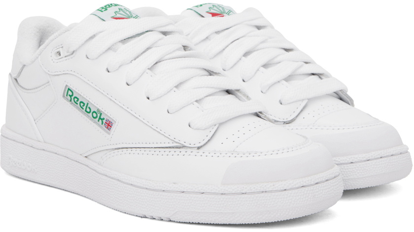BEAMS PLUS White Reebok Edition Club C Bulc Sneakers