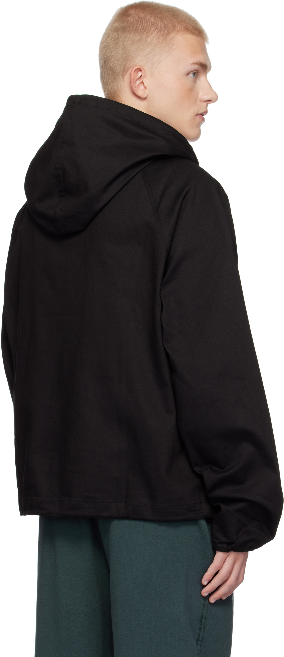 AFFXWRKS Black Parka Shell Denim Jacket AFFXWRKS