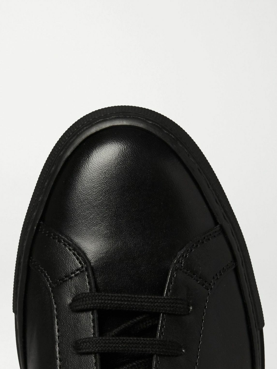 Common Projects - Original Achilles Leather High-Top Sneakers - Black