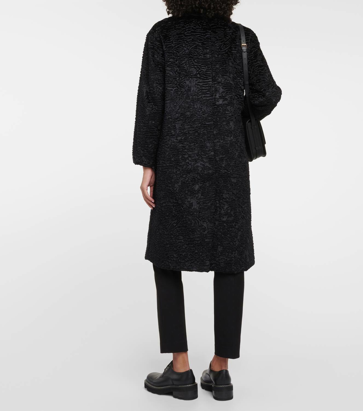 'S Max Mara Caio jacquard velvet coat