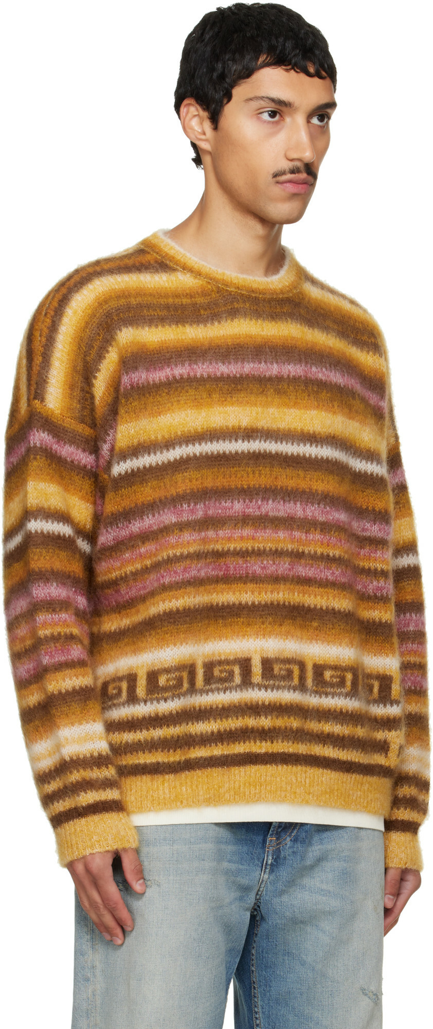 Isabel Marant Tan & Pink Scolan Sweater