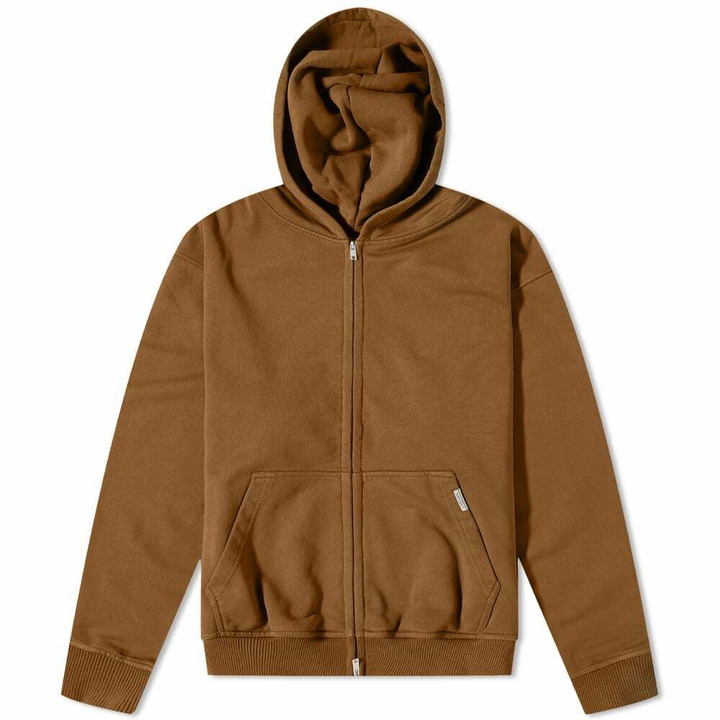 Photo: Represent Men's Blank Zip Hoody in Mustang